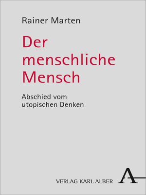 cover image of Der menschliche Mensch